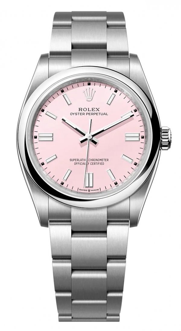 Rolex Oyster Perpetual 36 mm Pink Candy