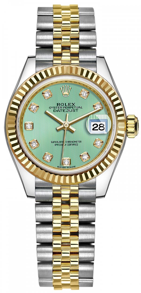 Rolex Datejust 28 mm Oystersteel & Yellow Gold