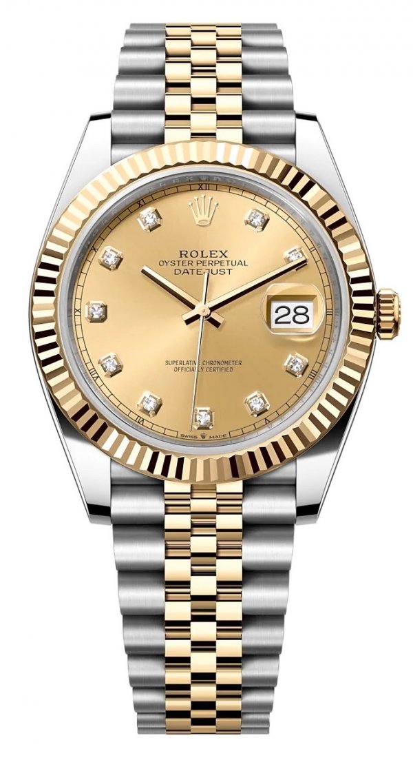 Rolex Datejust 41 mm Oystersteel & Yellow Gold