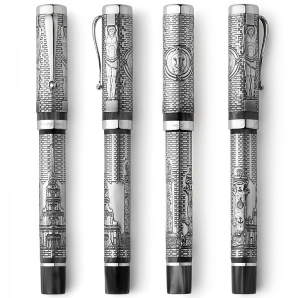 Перьевая ручка Montegrappa Cosmopolitan St.Petersburg Silver