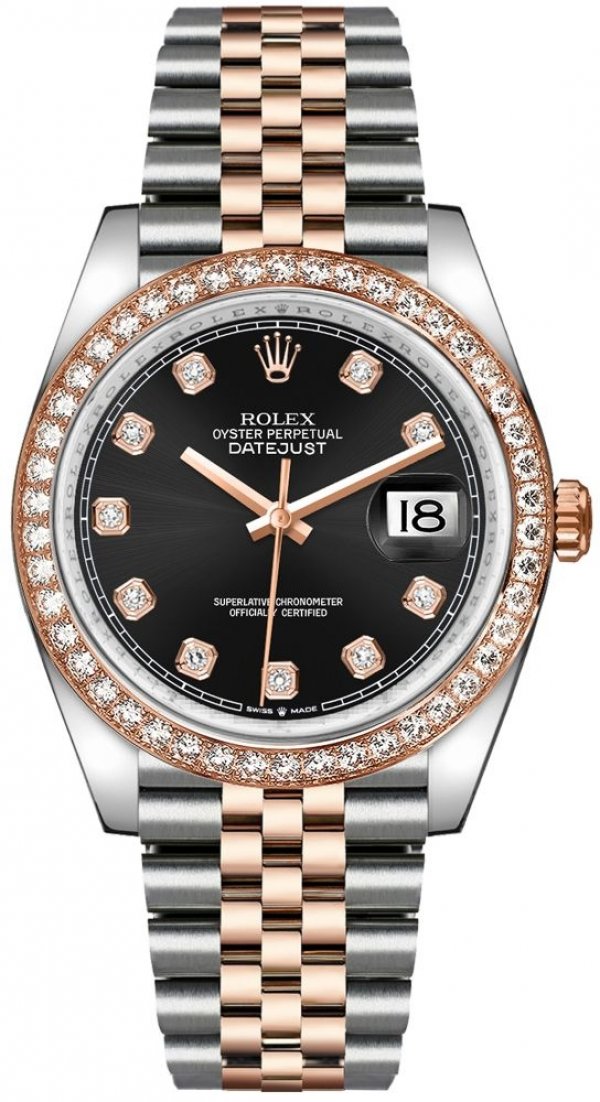 Rolex Datejust 36mm Steel and Everose Gold 