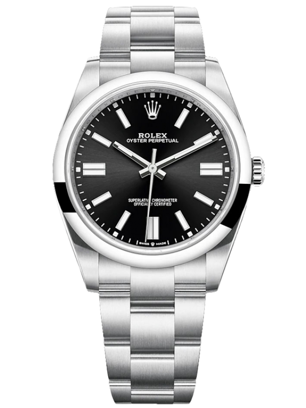 Rolex Oyster Perpetual Black Dial m124300-0002