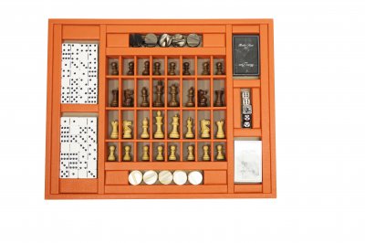 Hector Saxe Paris набор для игры в нарды, шахматы и шашки,домино,карты.