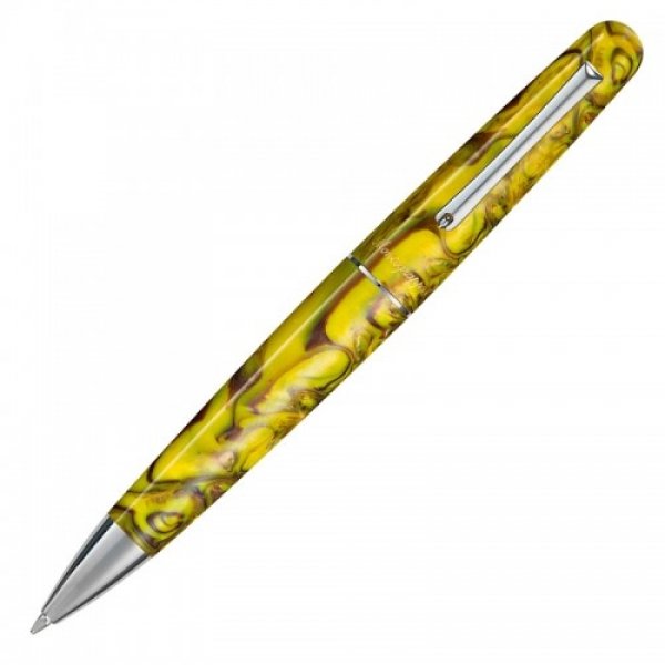 Шариковая ручка Montegrappa Elmo 01 Fantasy Bloom Iris Yellow
