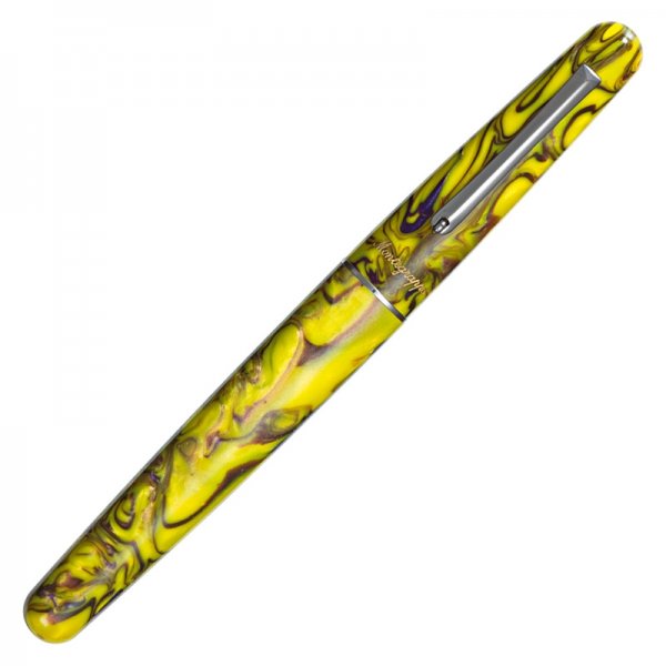 Перьевая ручка Montegrappa Elmo 01 Fantasy Bloom Iris Yellow EF