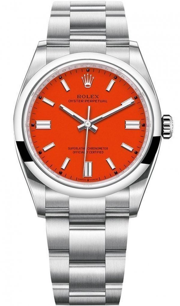 Rolex Oyster Perpetual 36 mm Red