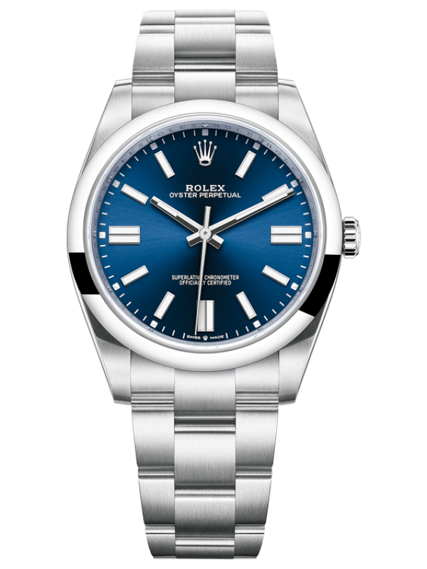 Rolex Oyster Perpetual 41mm Blue Dial 124300-0003