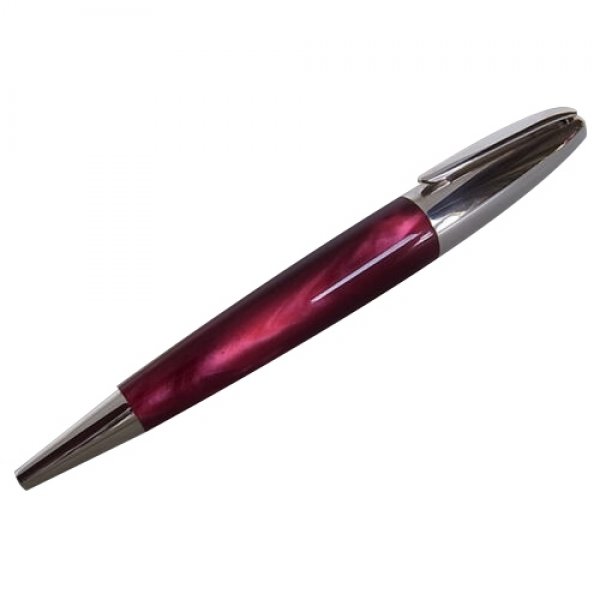 Ручка Dunhill Torpedo Ball Point Pen Sterling Silver 925 Cap Red