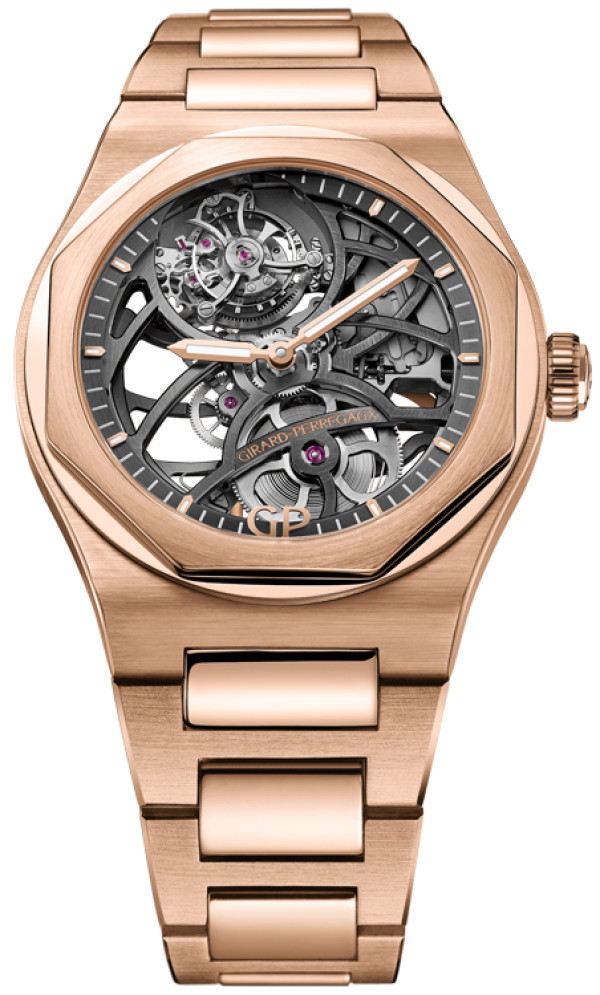 girard-perregaux-laureato-flying-tourbillon-skeleton Girard Perregaux Laureato Flying Tourbillon Skeleton — изображение 1