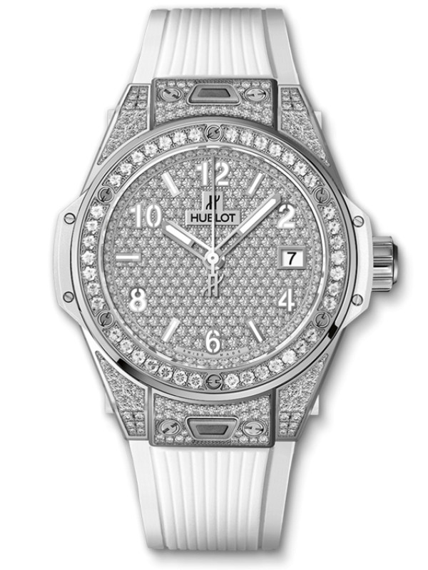 hublot-big-bang-one-click-steel-white-full-pave-465se9010rw1604 Hublot Big Bang One Click Steel White Full Pavé 465.SE.9010.RW.1604 — изображение 1