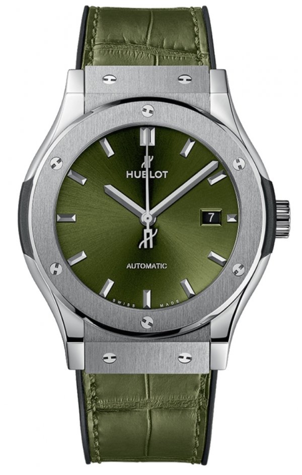 hublot-classic-fusion-green-titanium-45-mm Hublot Classic Fusion Green Titanium 45 mm — изображение 1