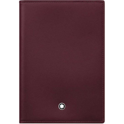 Обложка для паспорта Montblanc красная кожа