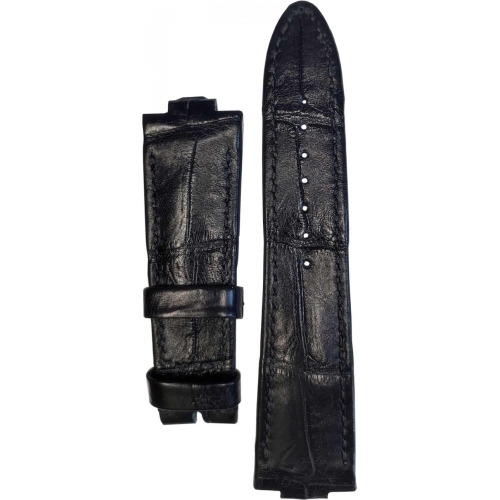 Ремешок для часов Ulysse Nardin черный крокодил