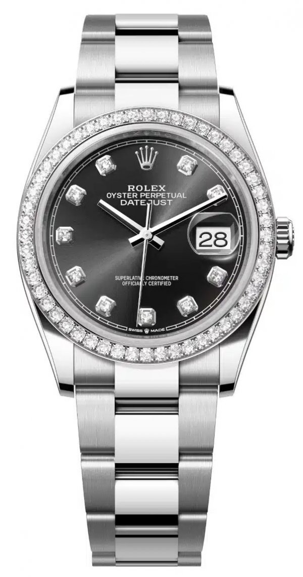 rolex-datejust-36-mm-white-gold-and-diamonds Rolex Datejust 36 mm White Gold and Diamonds — изображение 1