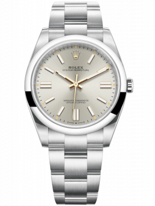 rolex-oyster-perpetual-41mm-silver-dial Rolex Oyster Perpetual 41mm Silver Dial — изображение 1