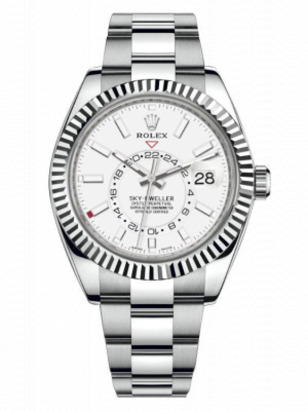 rolex-sky-dweller-steel-white-dial Rolex Sky-Dweller Steel White Dial — изображение 1