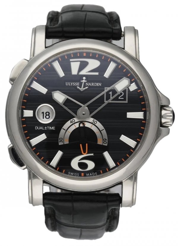 ulysse-nardin-dual-time-chernie Ulysse Nardin Dual Time черные — изображение 1